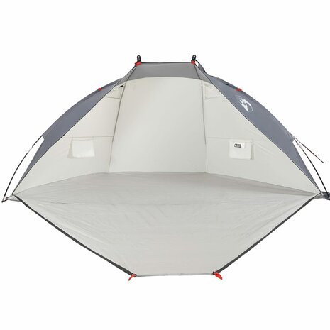 Strandtent 268x223x125 cm 185T polyester grijs 7