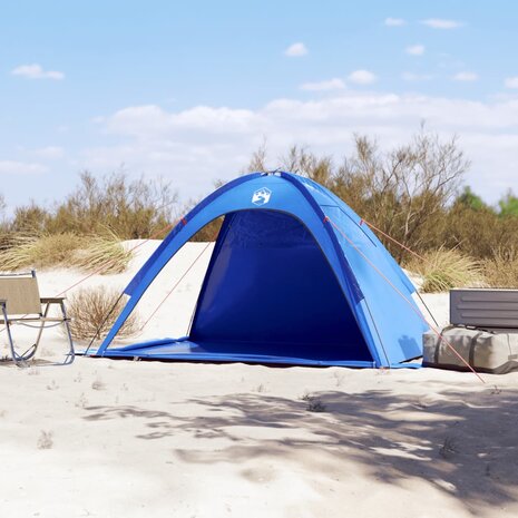 Strandtent waterdicht azuurblauw 3