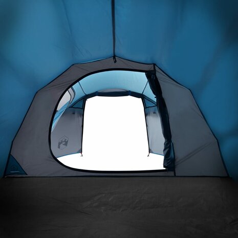 Tunneltent 2-persoons waterdicht blauw 9