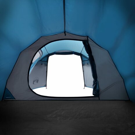 Tunneltent 3-persoons waterdicht blauw 9