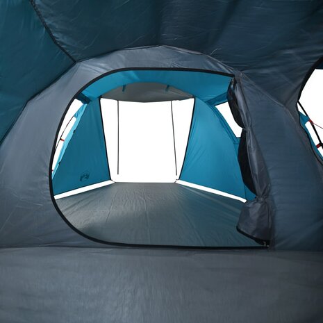 Tunneltent 4-persoons waterdicht blauw 10