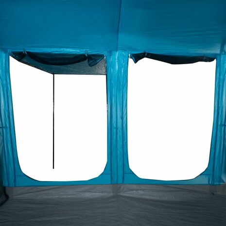 Tunneltent voor gezin 8-persoons waterdicht blauw 10