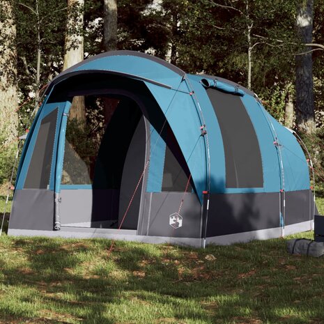 Tunneltent 3-persoons waterdicht blauw 1