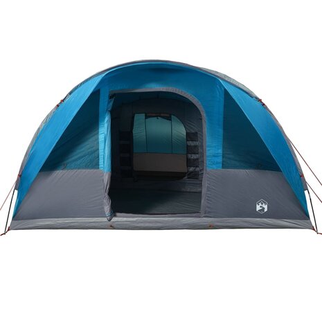 Tunneltent 7-persoons waterdicht blauw 7