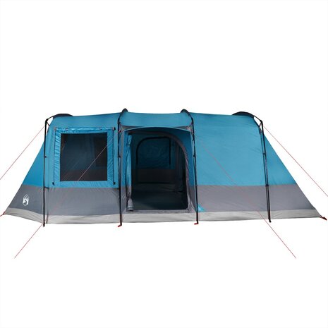 Tunneltent 4-persoons waterdicht blauw 6