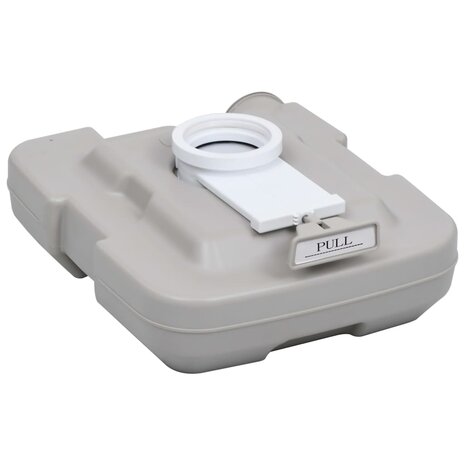 Kampeertoilet met tent draagbaar 10 + 10 L 12