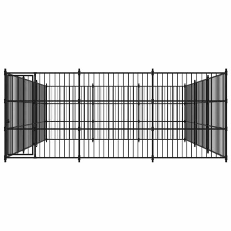 Hondenkennel voor buiten 450x450x185 cm 2