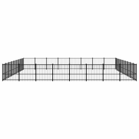 Hondenkennel voor buiten 67,74 m² staal 4