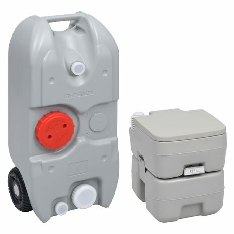 Campingtoilet en watertankset draagbaar 1