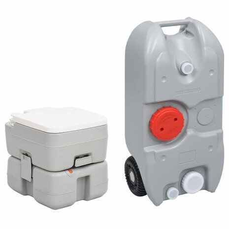 Campingtoilet en watertankset draagbaar 1