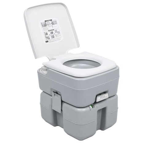 Campingtoilet en watertankset draagbaar 3