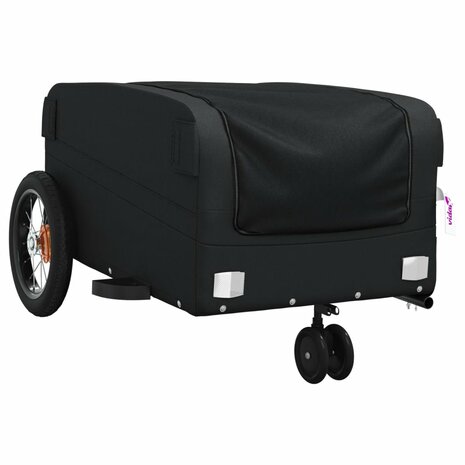 Fietstrailer 30 kg ijzer zwart 4