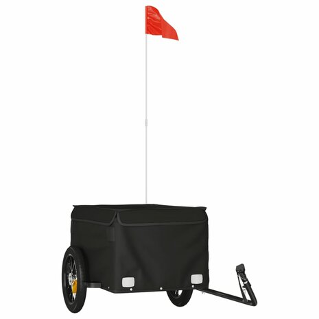 Fietstrailer 30 kg ijzer zwart 2