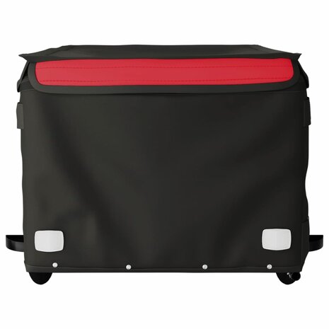 Fietstrailer 45 kg ijzer zwart en rood 5