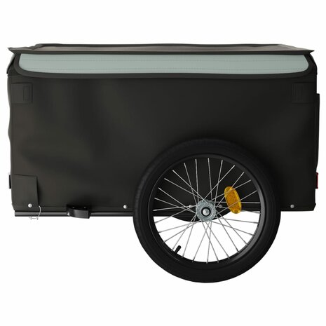 Fietstrailer 45 kg ijzer zwart en grijs 7