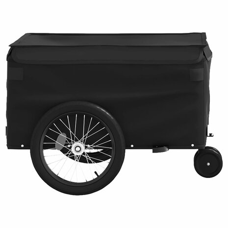 Fietstrailer 30 kg ijzer zwart 7