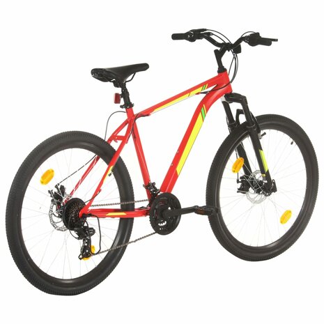 Mountainbike 21 versnellingen 27,5 inch wielen 42 cm frame rood 3