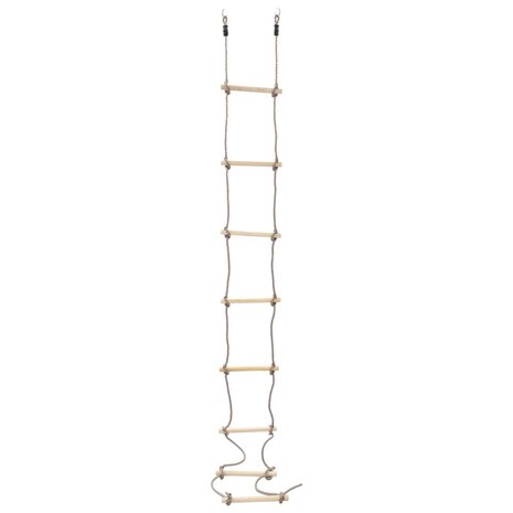 Touwladder 290 cm hout 3