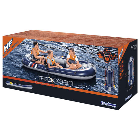 Bestway Hydro-Force Opblaasboot Treck X3 307x126 cm 8