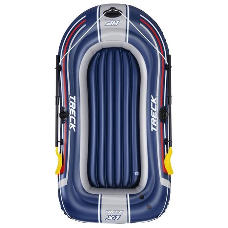 Bestway Hydro-Force Opblaasboot met pomp en roeispanen blauw 4