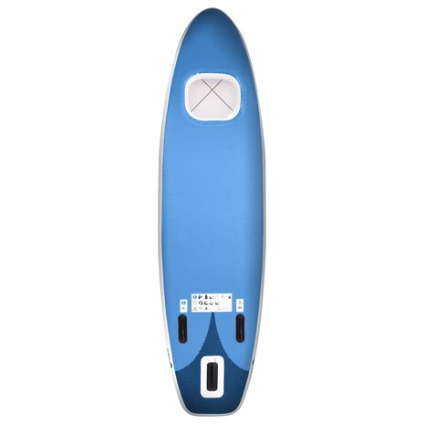 Stand Up Paddleboardset opblaasbaar 300x76x10 cm zeeblauw 4