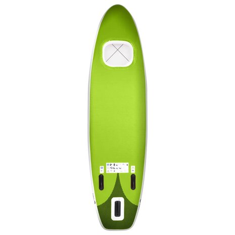 Stand Up Paddleboardset opblaasbaar 300x76x10 cm groen 4