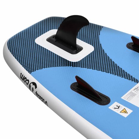 Stand Up Paddleboardset opblaasbaar 330x76x10 cm zeeblauw 6