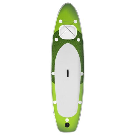 Stand Up Paddleboardset opblaasbaar 330x76x10 cm groen 3