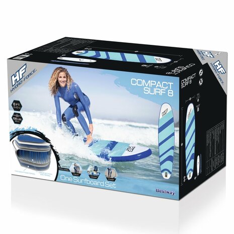 Bestway Hydro Force Surfplank opblaasbaar 243x57x7 cm 8