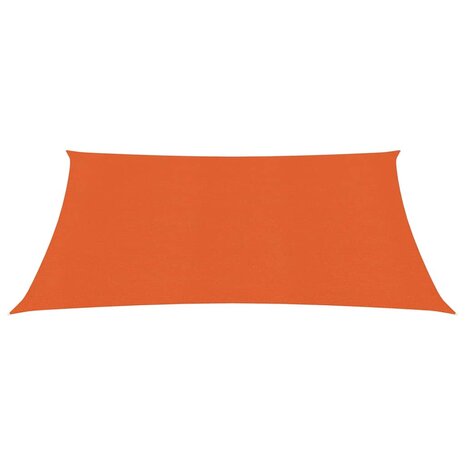 Zonnezeil 160 g/m² 2,5x2,5 m HDPE oranje 2