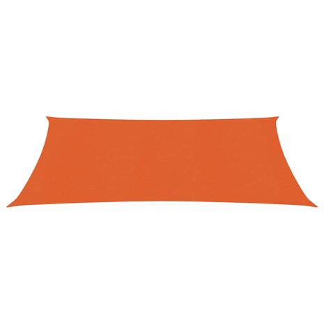 Zonnezeil 160 g/m² 3,5x4,5 m HDPE oranje 2