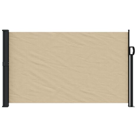 Windscherm uittrekbaar 120x300 cm beige 3