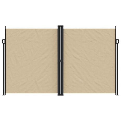 Windscherm uittrekbaar 200x1000 cm beige 3