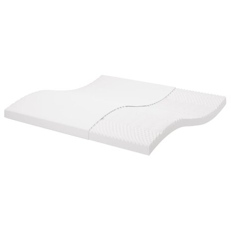 Schuimmatras 7 zones hardheid 20 ILD 200x200 cm wit 1