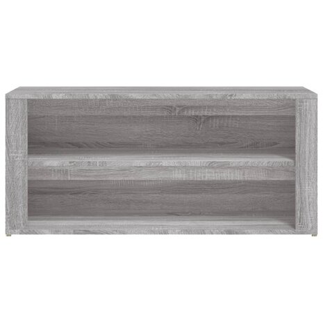 Schoenenrek 100x35x45 cm bewerkt hout grijs sonoma eikenkleur 5