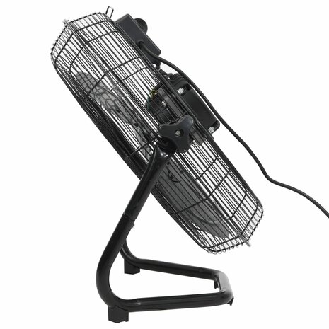 Vloerventilator 3 snelheden 120 W 60 cm zwart 5