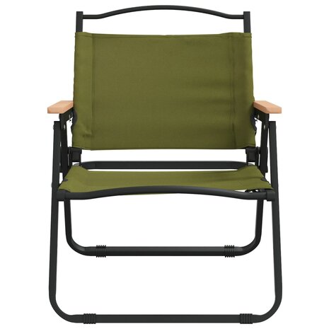 Campingstoelen 2 st 54x43x59 cm oxford stof groen 4