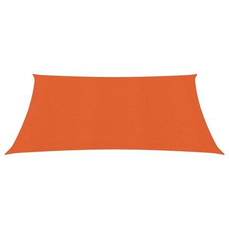 Zonnezeil 160 g/m² 2x2,5 m HDPE oranje 2