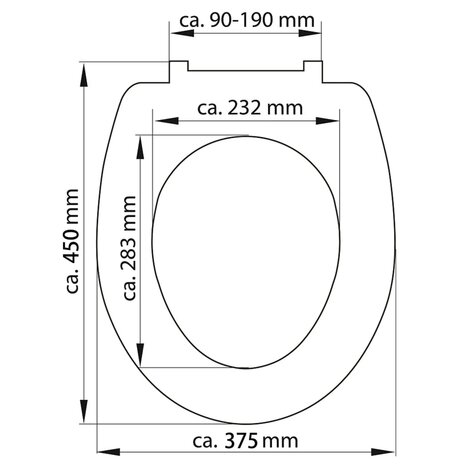 SCHÜTTE Toiletbril met soft-close quick-release GREY duroplast 7