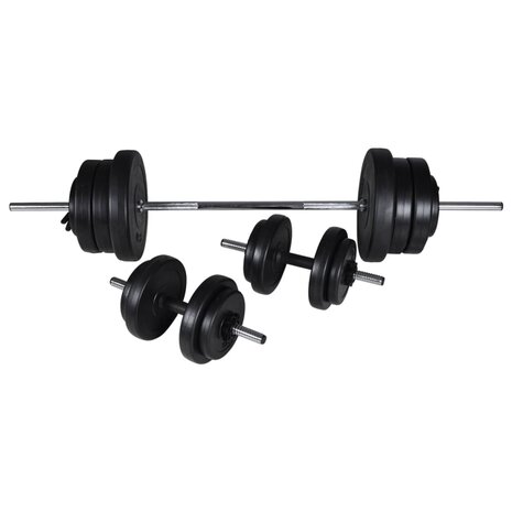 Trainingsbank met halterset 60,5 kg 8