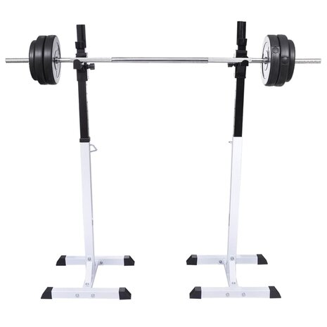 Halter-/squatrek met halterset 60,5 kg 2