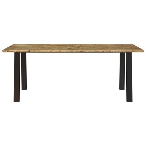 Eettafel 200x90x75 cm massief acaciahout 4