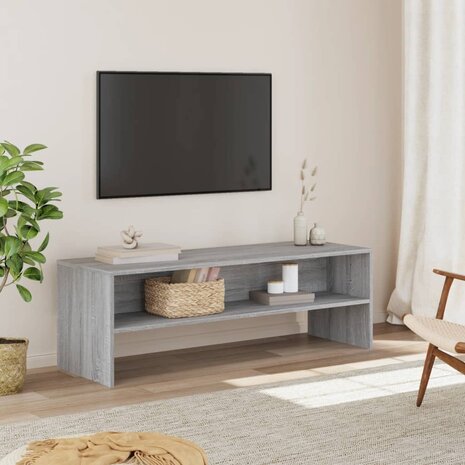 Tv-meubel 120x40x40 cm bewerkt hout grijs sonoma eikenkleurig 1