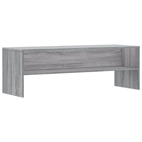 Tv-meubel 120x40x40 cm bewerkt hout grijs sonoma eikenkleurig 2