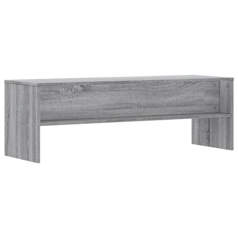 Tv-meubel 120x40x40 cm bewerkt hout grijs sonoma eikenkleurig 6