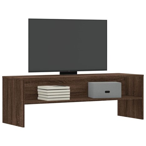 Tv-meubel 120x40x40 cm bewerkt hout bruin eikenkleurig 3