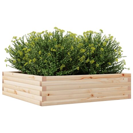 Plantenbak 90x90x23 cm massief grenenhout 4