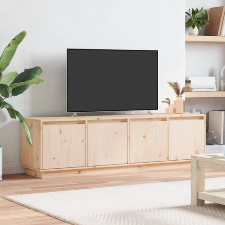 Tv-meubel 156x37x45 cm massief grenenhout 1