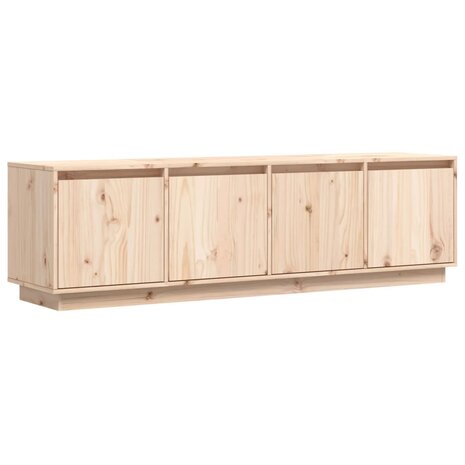 Tv-meubel 156x37x45 cm massief grenenhout 2