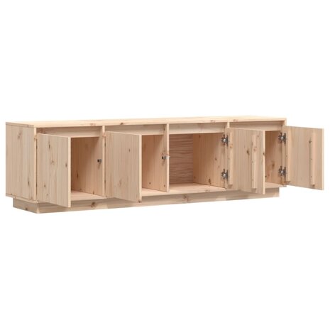 Tv-meubel 156x37x45 cm massief grenenhout 4